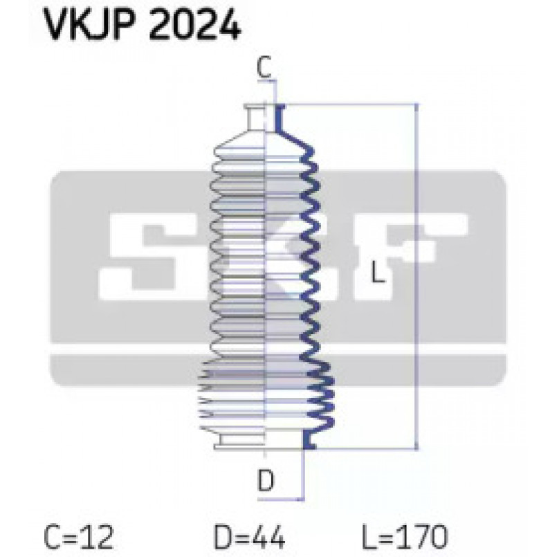VKJP 2024 SKF - Пильовик привідного валу